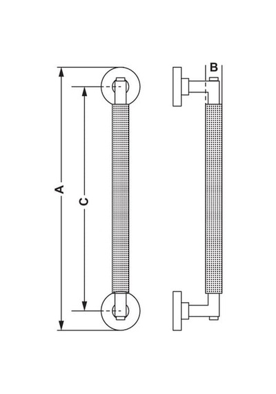 Hafele Çekme Kol Verona 300mm Mat Siyah