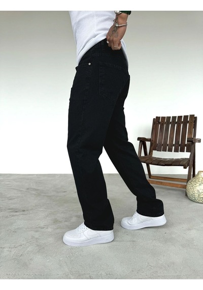Siyah Baggy Pantolon Siyah