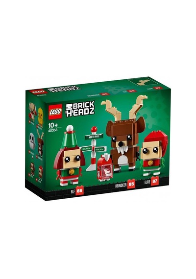 LEGO Brickheadz 40353 Reindeer Elf And Elfie