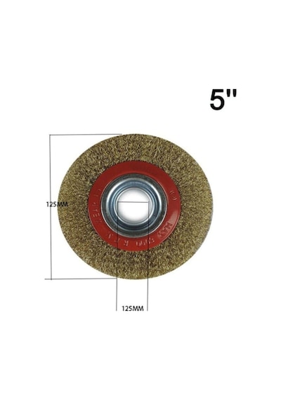150mm Tel Fırça Pirinç Kaplama Paslanmaz Matkap Ucu Çapak Alma Kireç Çıkarma Temizleme/parlatma