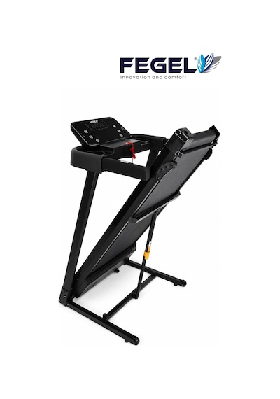 Fegel FG-12 Manuel Eğimli FitShow Destekli Bluetooth Hoparlörlü Katlanabilir Koşu Bandı