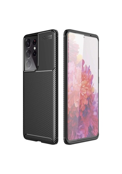 Samsung Uyumlu Galaxy S21 Ultra 5G Kilif Negro Karbon Dizaynfull Ekran K 510452319