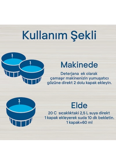 Lysol Çamaşırlar İçin Hijyen Sağlayıcı 2 x 1200 ML