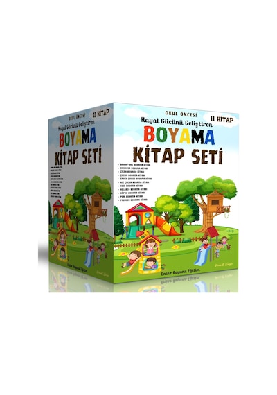 Hayal Gücünü Geliştiren Boyama Kitap Seti 11 Kitap