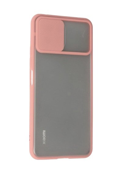 Newface - 992 - Xiaomi Mi 11 Lite Kılıf Palm Buzlu Kamera Sürgülü Silikon - Csmo-tex - - Pembe