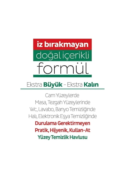 Sleepy Easy Clean Yüzey Temizlik Havlusu 100' Lü 2adet Tekli