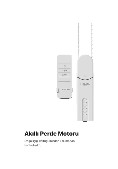 Akıllı Perde Motoru Otomatik Perde Açma-kapama Modülü Mobil Uygulama Denetimli Uzaktan Kumandalı Google Home/alexa Diğer