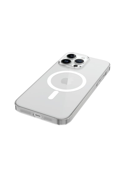 Apple Uyumlu iPhone 14 Pro Max Zore Wireless Şarj Özellikli Şeffaf Tek Kamera Çerçeveli Porto Kapak