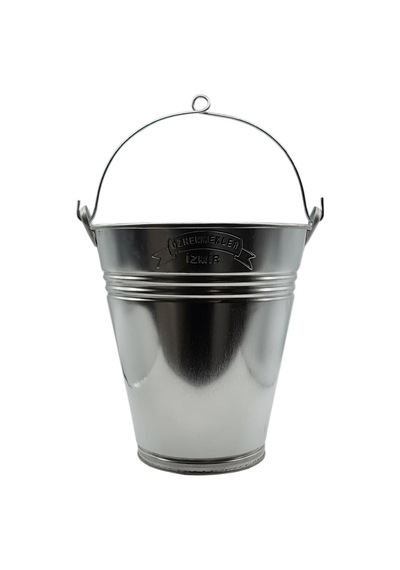 Metal Galvaniz Su Kum Kovası No:34 Çok Renkli
