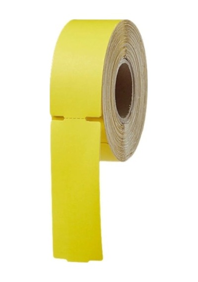 Stilo Tırnaklı Raf Etiketi 100x38mm Sarı - 6 Adet Diğer