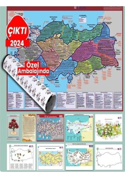 2024 Kpss Tyt Ayt Efsane 10 Lu Harita Seti -Mehmet Eğit