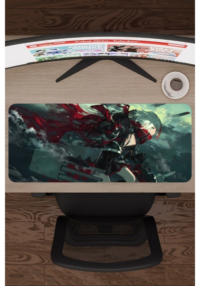Azur Lane Kaymaz Dikişli Kauçuk Oyuncu Mousepad V1 - 70x30 Xl Gaming Mouse Pad Fare Altlığı
