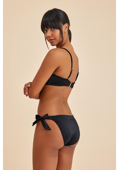 Amarelle Bali Siyah Dolgulu Straplez Push-up Bikini Takım Siyah
