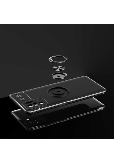 Xiaomi Redmi Note 10S Kilif Yüzüklü Magnetli Ravel Case 538652448