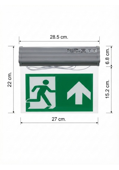 Selda Elektrik Sg053 Çift Yönlü Acil Yönlendirme Armatürü Yukarı Ok