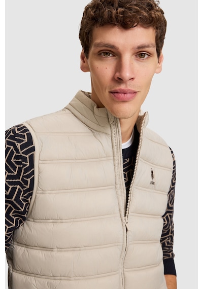 U.S. Polo Assn. Erkek Bej Yelek 50328196-vr137 Kemık