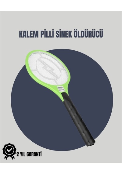 Taşınabilir Elektronik Sinek Swatter - Kimyasal İçermeyen, Ergonomik Tasarım