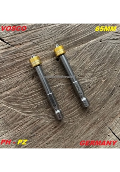 Vsc Ph2 Stoplu Vida Sıkma Ucu Mıknatıslı Yıldız Bits Uç Pz2 Yıldız Uç 65mm Matkap Ucu