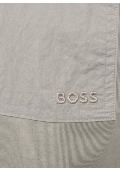 Boss Bej Erkek %100 Pamuk T-shirt Te Protective