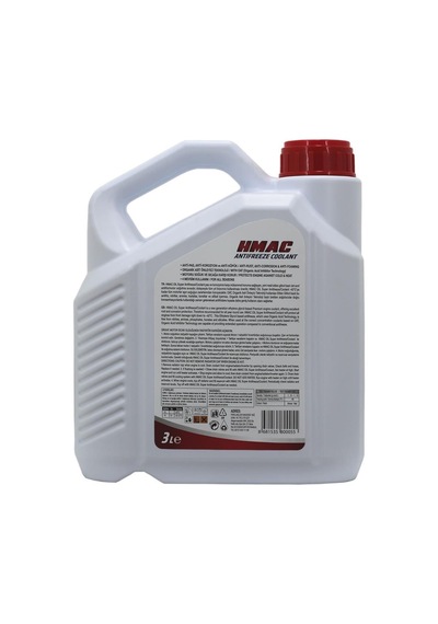H-Mac Kırmızı Antifriz -40 Derece 3 Lt