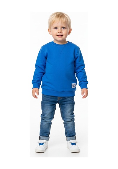 Seabubbles Basic Erkek Çocuk Sweatshirt St09634 Mavi