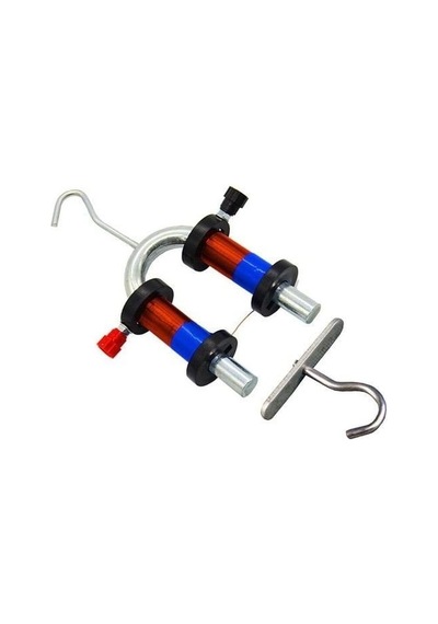 U Tipi Elektromıknatıs Fizik Deney Seti - 6v Dc Manyetizma Eğitim Aracı 5 Kg Kaldırma Gücü