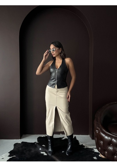 Verymoda Sunideri Fermuarlı Yelek Vmf2036 Siyah