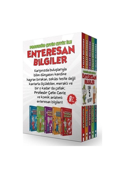 Enteresan Bilgiler Seti-Kutulu-5 Kitap Takım - Ayşe Saliha Emon - Acayip