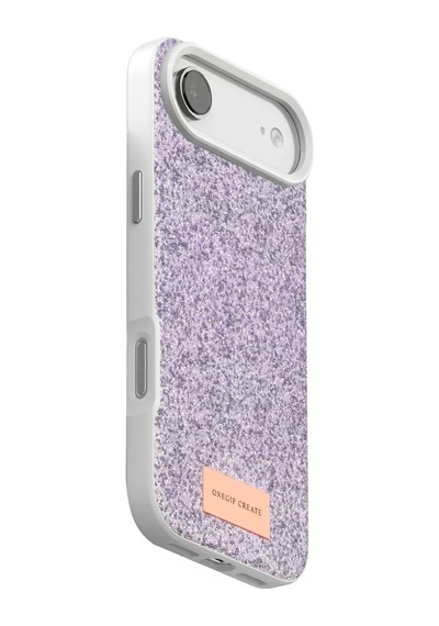 Onegif Apple İphone 17 Air Bright Simli Kapak - Lila Kılıf
