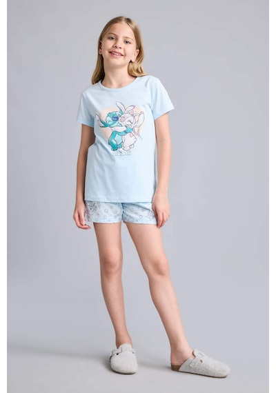 Defacto Dısney Lılo & Stıtch Lisanslı Regular Fıt 2li Pijama Açık Mavi Takımı Kız Çocuk E6241a826smbe773 Mavi-be773 Defacto Dısney Lılo & Stıtch Lisanslı Regular Fıt 2li Pijama Açık Mavi Takımı Kız Çocuk E6241a826smbe773 Mavi-be773