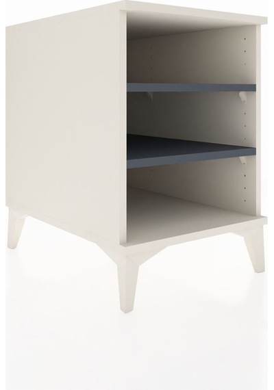 Kronos Komodin 2 Raflı 44x59x64 Aytaşı-antrasit Aytaşı