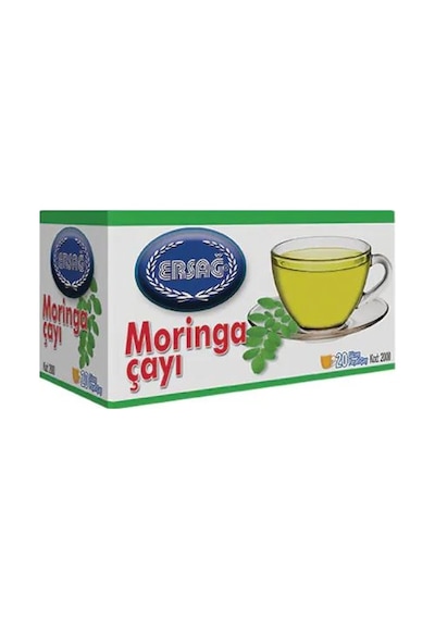 Ersağ Moringa Çayı Süzen Poşet Çay 20 x 1.5 G