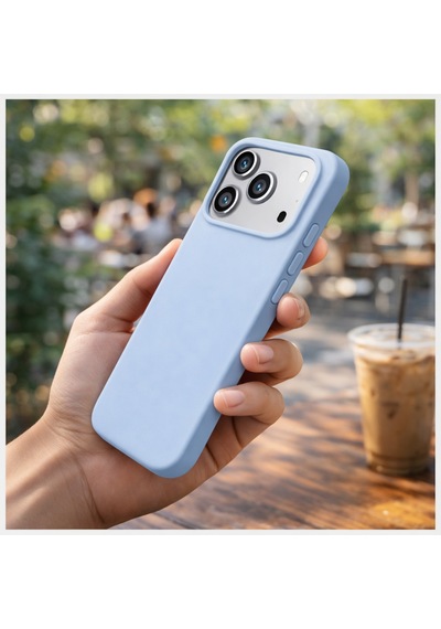 Apple Uyumlu iPhone 17 Pro Max Kılıf Renkli Lansman İçi Kadife Yumuşak Kamera Yükseltili Silikon Baby Mavi Apple Uyumlu iPhone 17 Pro Max Kılıf Renkli Lansman İçi Kadife Yumuşak Kamera Yükseltili Silikon Baby Mavi