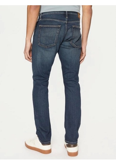Calvin Klein Erkek Slim Fit Normal Paça Mavi Mavi