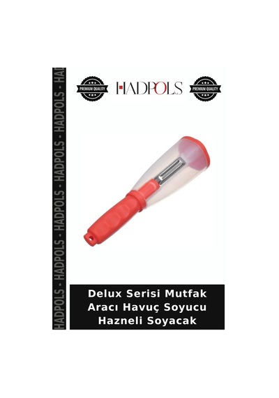 Delux Serisi Mutfak Aracı Havuç Soyucu Hazneli Soyacak Çok Renkli