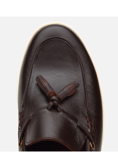 Hotiç Erkek Deri Kahverengi Püskül Detaylı Hafif Günlük Loafer 02ayh319450a480 02ayh319450a480
