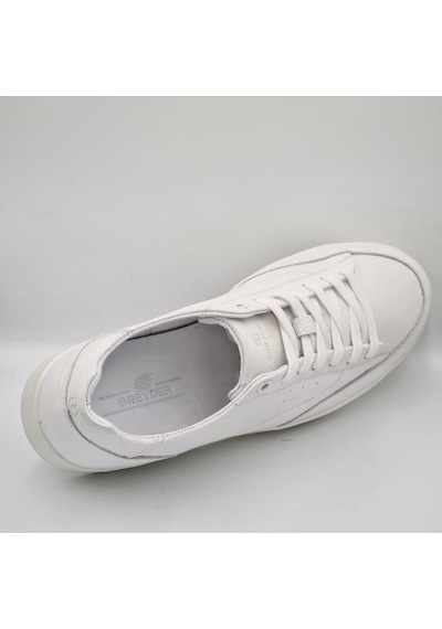 Greyder 64676 Beyaz Hakiki Deri Erkek Günlük Casual Sneaker Beyaz