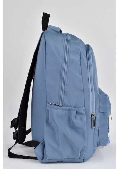 Elatae Unisex Çok Gözlü Günlük Seyahat Okul Sırt Çantası Mavi 51497