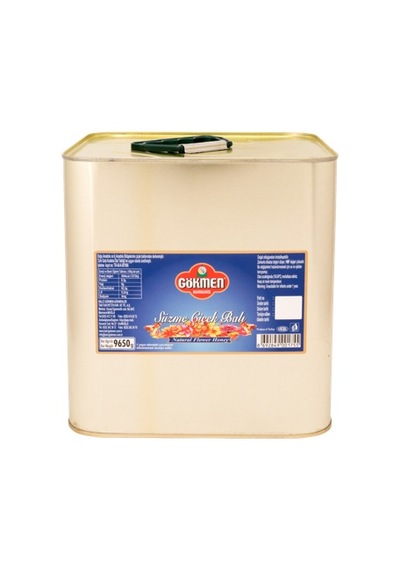 Gökmen Süzme Çiçek Balı Teneke (9650 G)