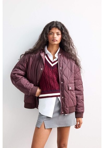 Defacto Su Geçirmez Regular Fit Çıtçıtlı Fermuarlı Kapitoneli Mont F2814ax25wnbr444 Bordo Defacto Su Geçirmez Regular Fit Çıtçıtlı Fermuarlı Kapitoneli Mont F2814ax25wnbr444 Bordo