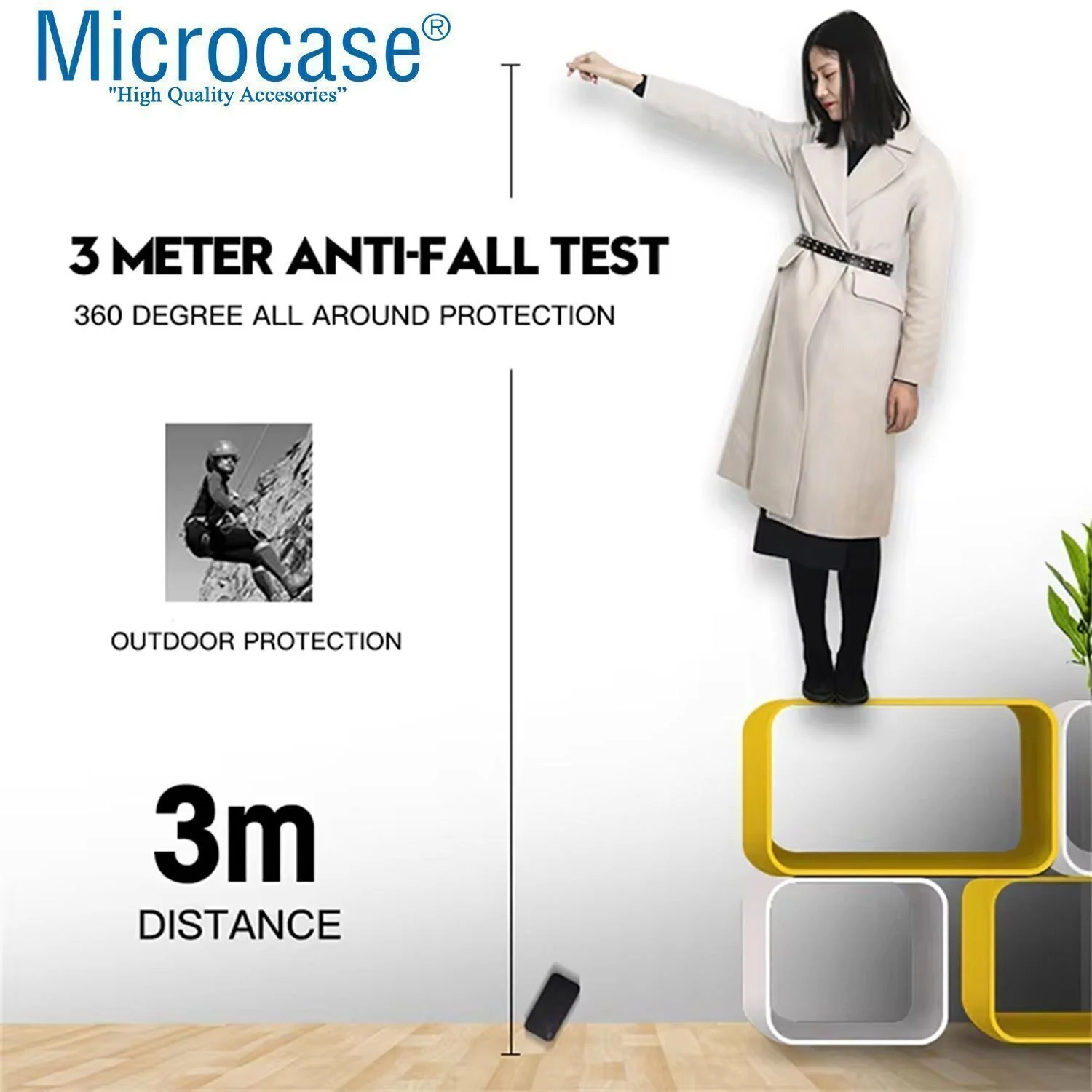 Microcase Oneplus 13t İle Uyumlu Campro Serisi Kamera Korumalı Silikon Kılıf - Al3427 Siyah