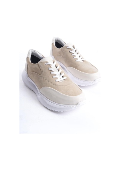 Mubiano Hakiki Deri Mbkry301-vz Erkek Vizon Sneaker & Spor Ayakkabı Vizon