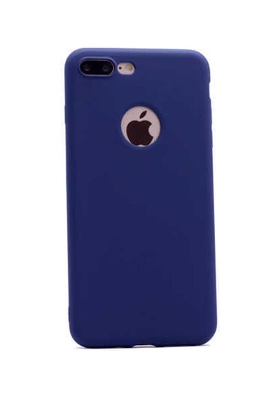 Apple Uyumlu iPhone 8 Plus Kılıf Zore Premier Silikon Kapak Lacivert