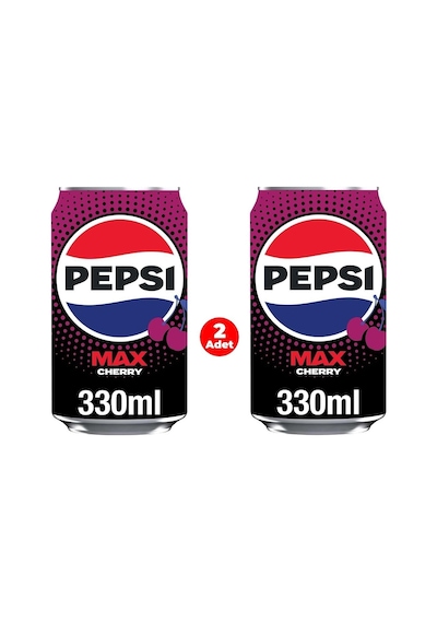 Pepsi Max Cherry No Sugar - Kiraz Ve Kola Aromalı Şekersiz Gazlı İçecek 2 Adet