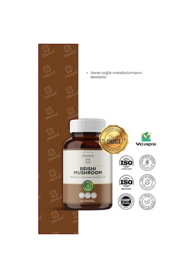 Erbatab Reishi Ekstresi 60 Kapsül