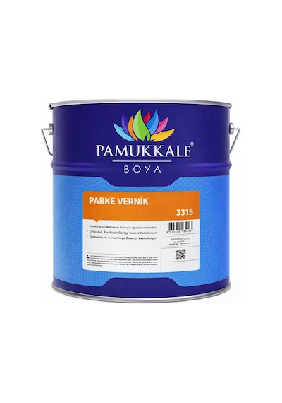 Pamukkale Parke Vernik Cam Cila 5 Lt Şeffaf