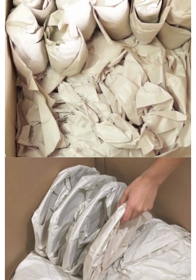 Tabak Bardak Sarma Taşınma Paketleme Ambalaj Kağıtı 30x40 + 60x80 Cm 100'er Adet Taşınma Kağıdı Seti