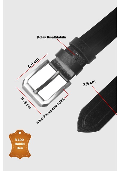 Rizzup Siyah %100 Hakiki Deri Erkek Spor Kemer Kolay Kısaltılabilir Orijinal Deri Kemer 2602684 Rizzup Siyah %100 Hakiki Deri Erkek Spor Kemer Kolay Kısaltılabilir Orijinal Deri Kemer 2602684