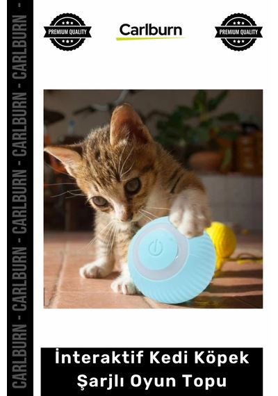 Özel Üretim Akıllı Otomatik Hareketli Zıplayan Sessiz Silikon İnteraktif Kedi Köpek Şarjlı Oyun Topu