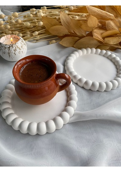 Bernami Mumluk Şamdanpinterest 2li Bubble Bardak Altlığı Sunumluk Diğer